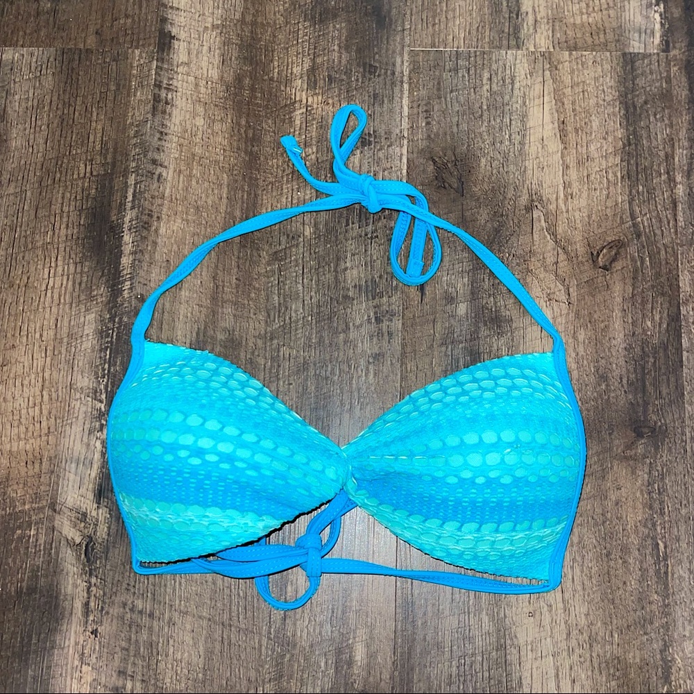Hobie blue bikini top size medium - Picture 2 of 4